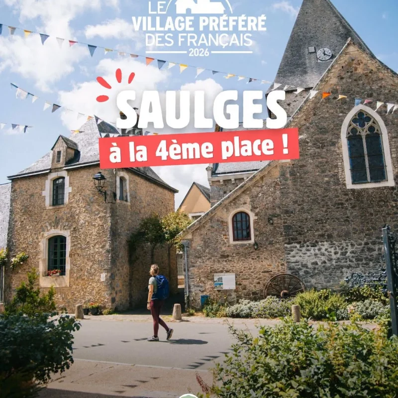 Saulges, 4ème village préféré des français